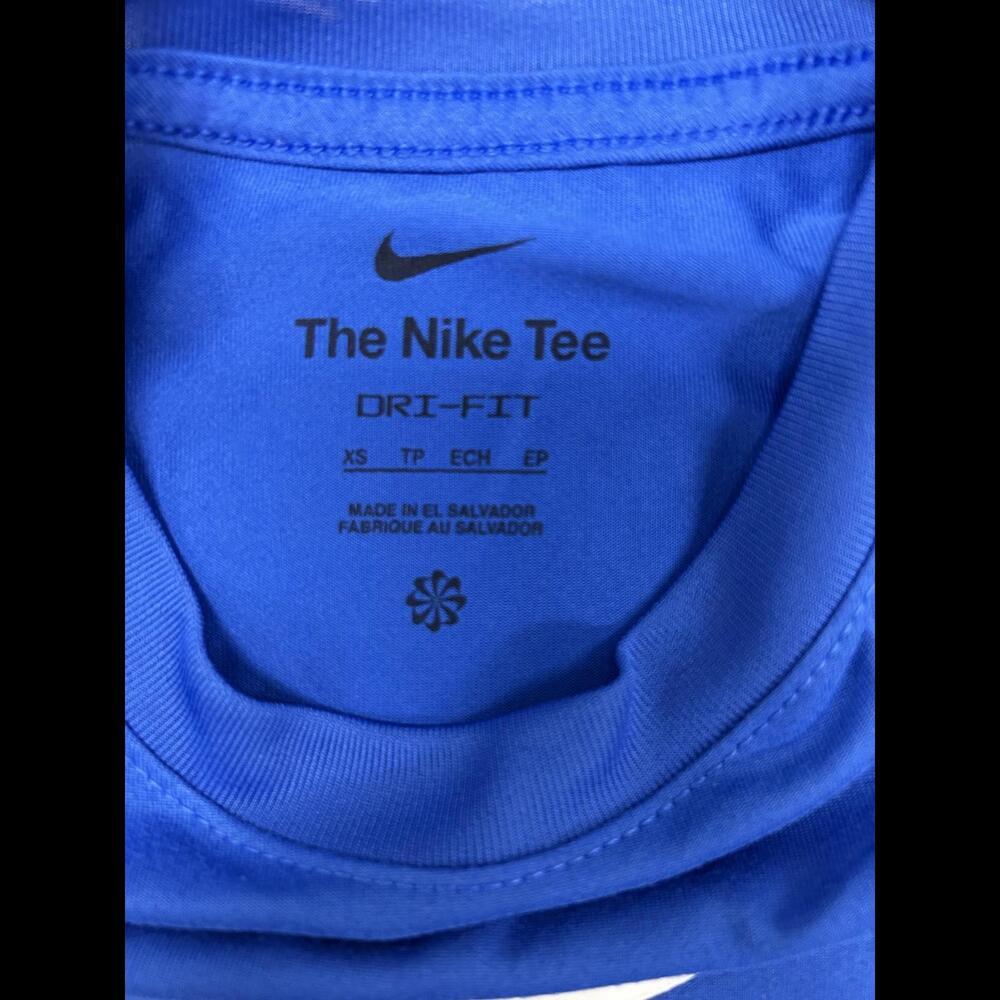 Nike Kids Training T-Shirt - Blue XS - Picture 5 of 6